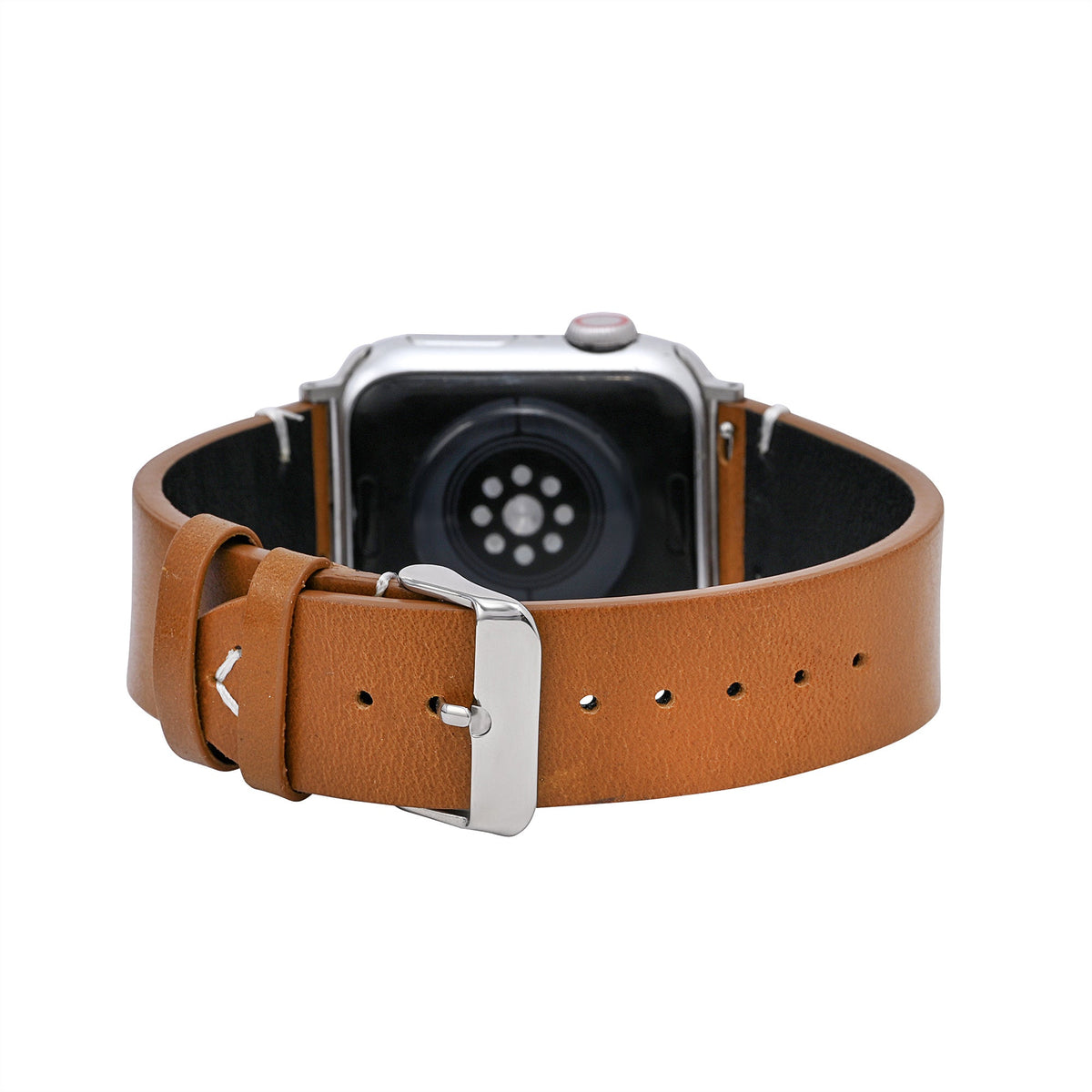 Men’s Black Leather Apple Watch Strap