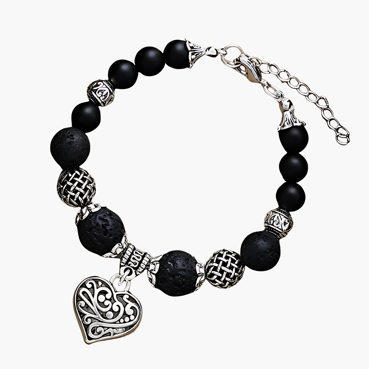 Midnight Heart Boho Bracelet