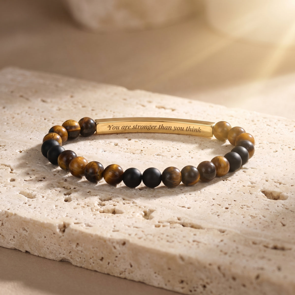 Secret Message Amazonite Stone Bracelet