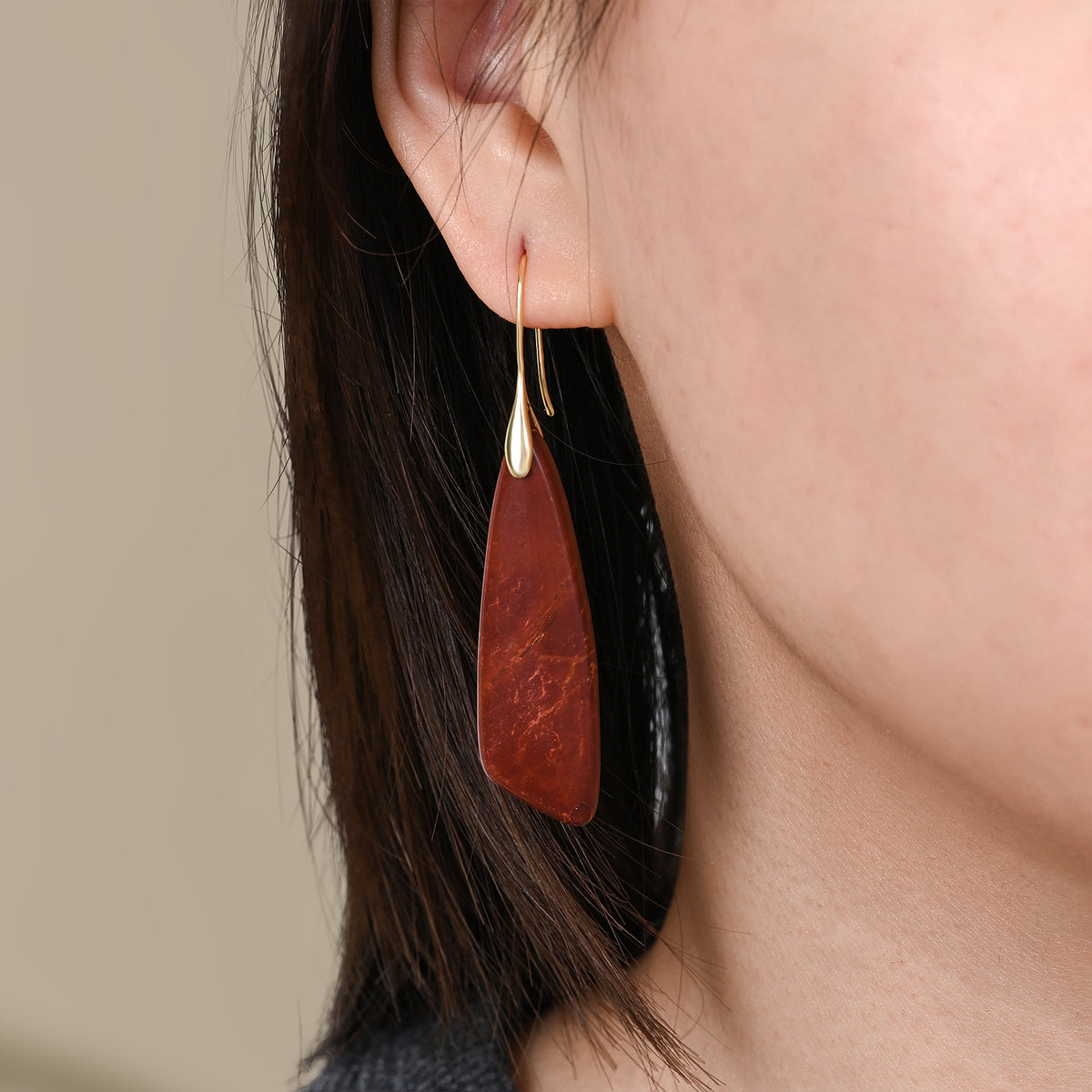 Forest Ember Drop Earrings