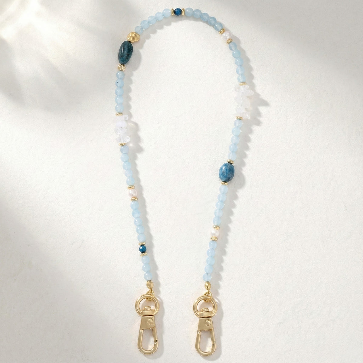 Blue Agate Breeze Phone Chain