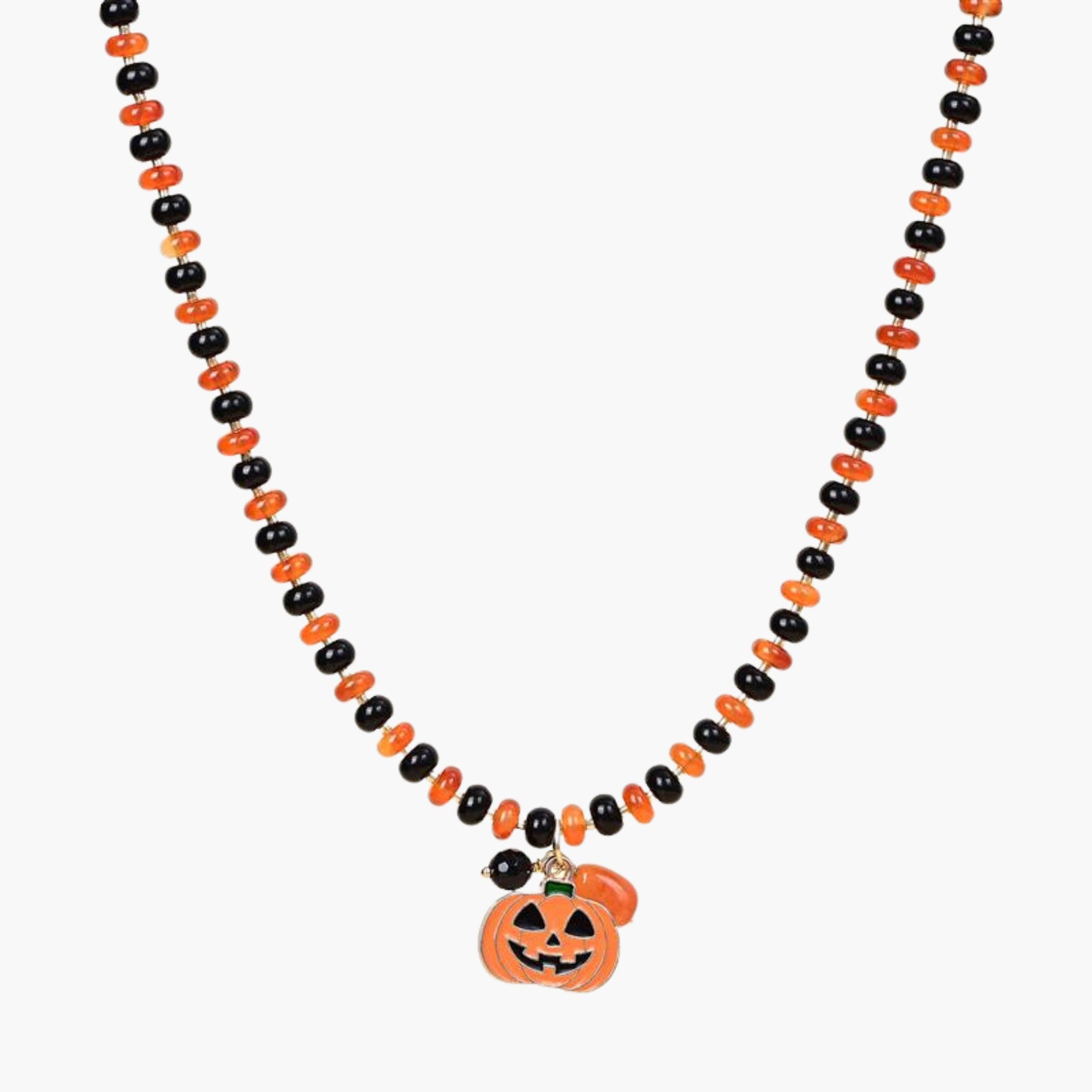 Pumpkin Glow Halloween Necklace