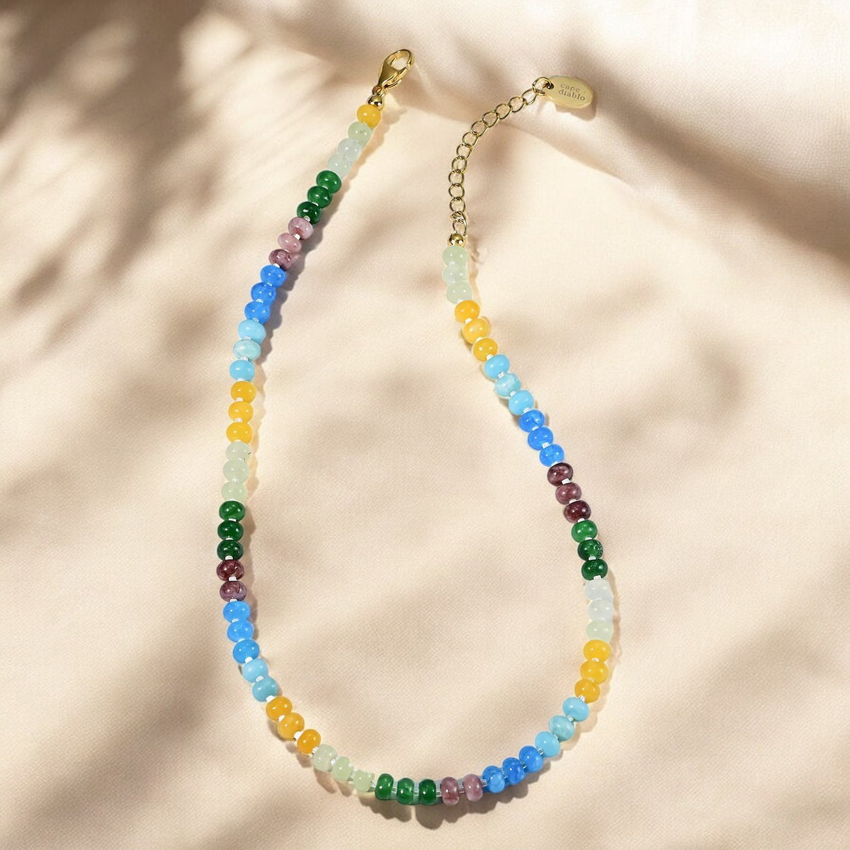 Sunrise Charm Stone Necklace