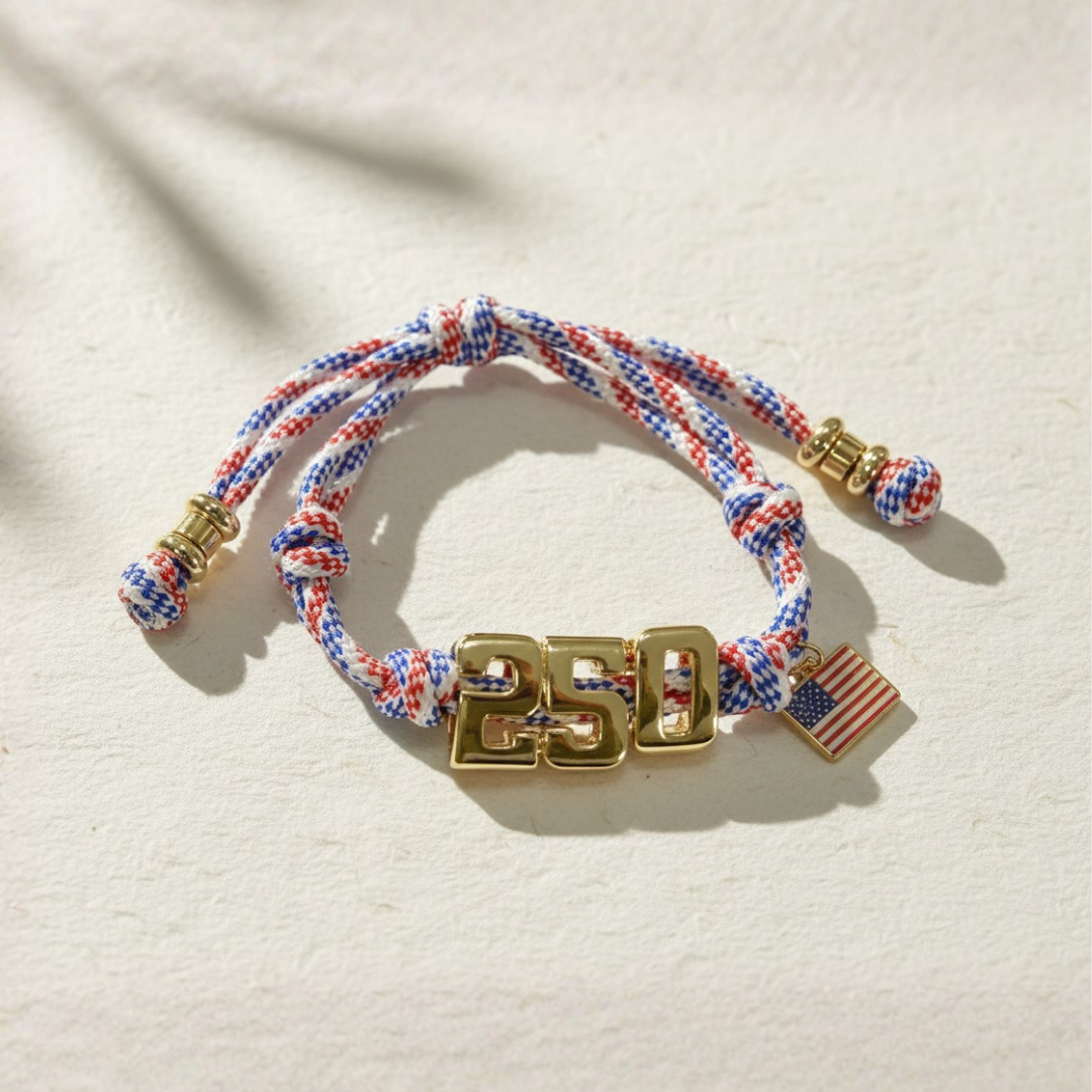 America 250 Honor Rope Bracelet