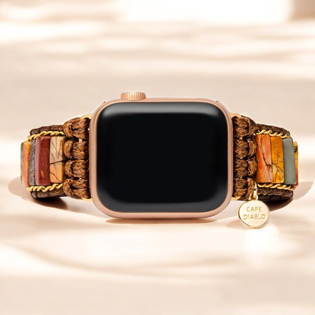 Delicate Picasso Jasper Apple Watch Strap