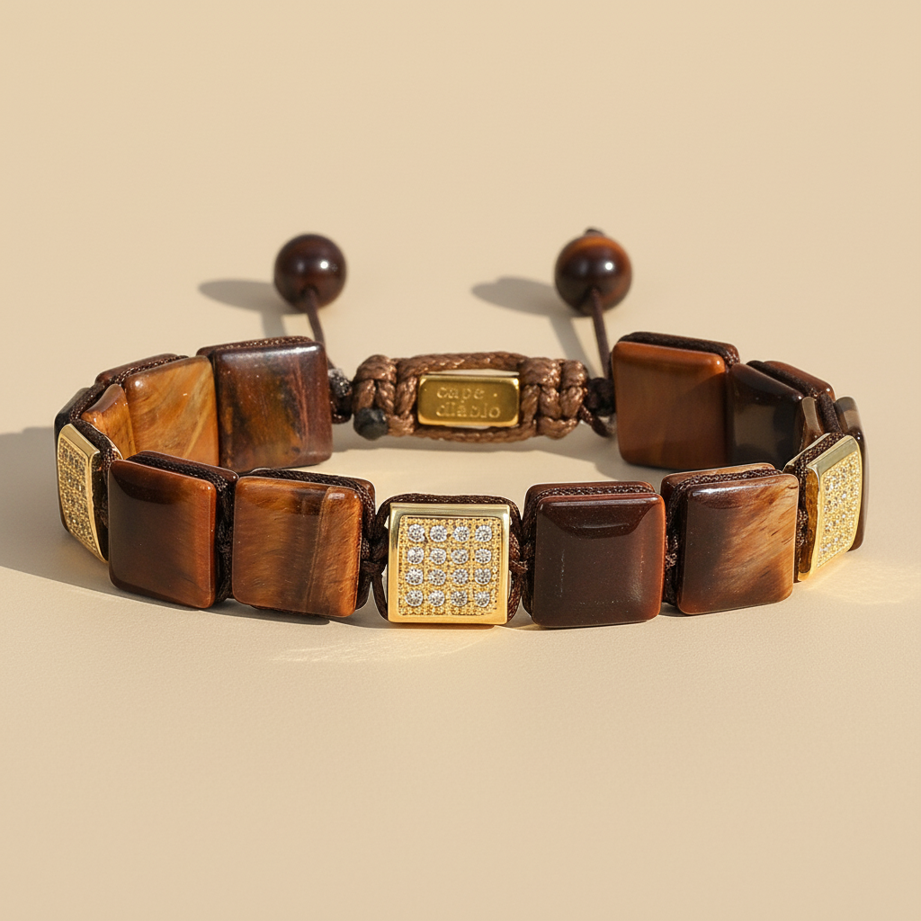 Men’s Yellow Tiger’s Eye Bracelet