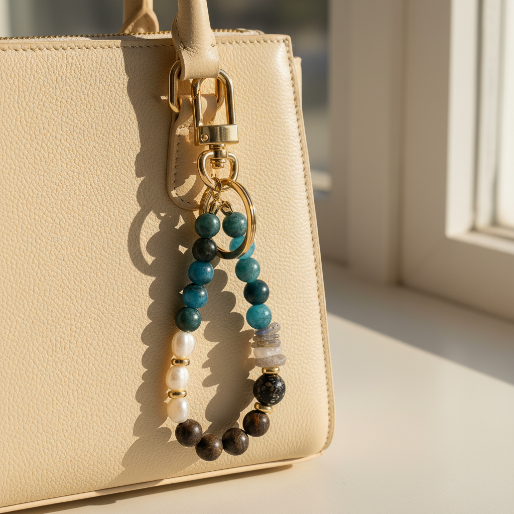 Apatite Harmony Bag Charm