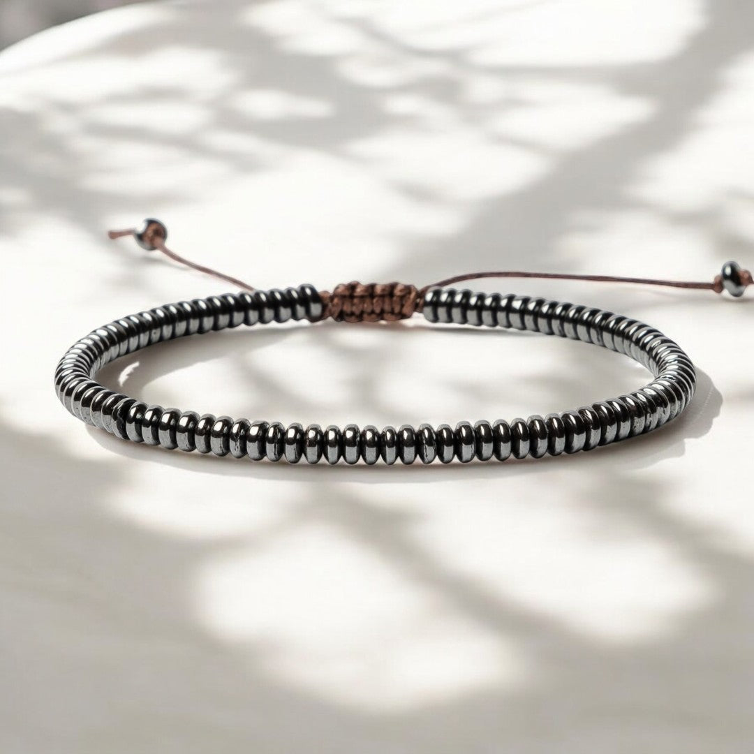 Men's Hematite Stone Bracelet