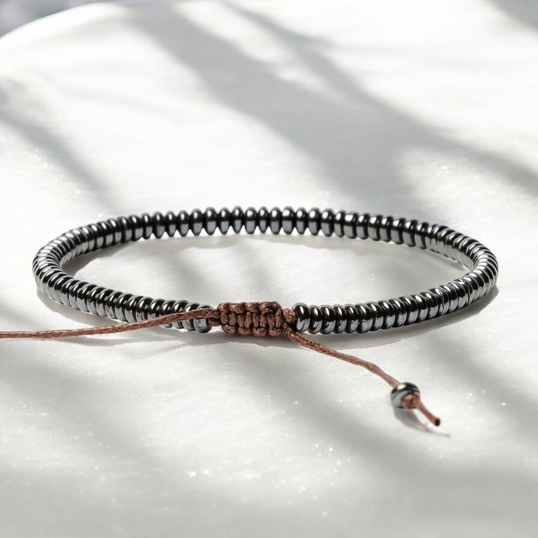 Men's Hematite Stone Bracelet