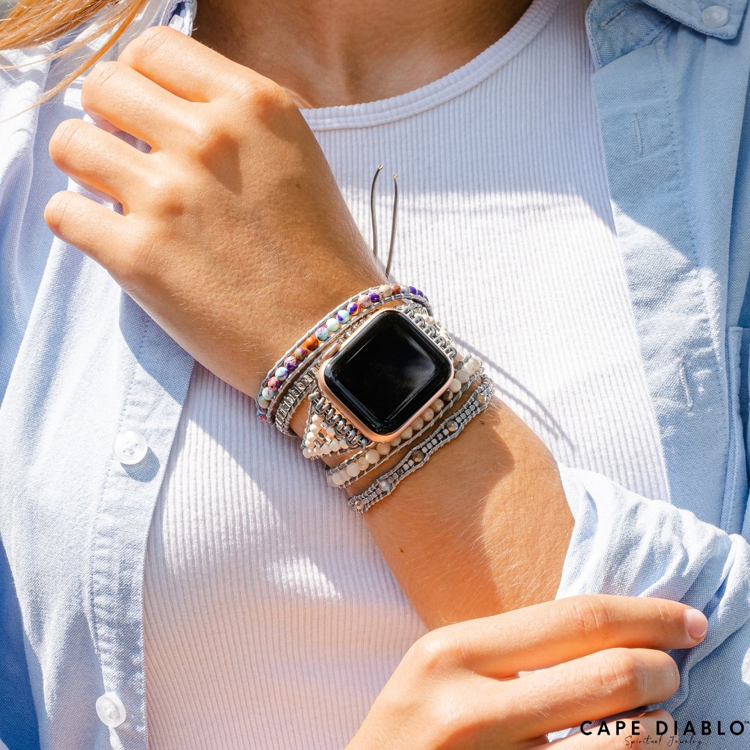 Healing Turquoise Protection Apple Watch Strap - Cape Diablo