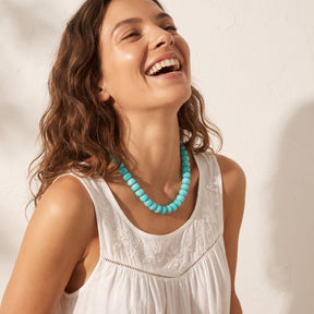 Chunky Coastal Dream Turquoise Necklace
