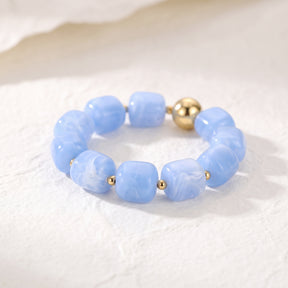 Azure Cloud Blue Chunky Bracelet