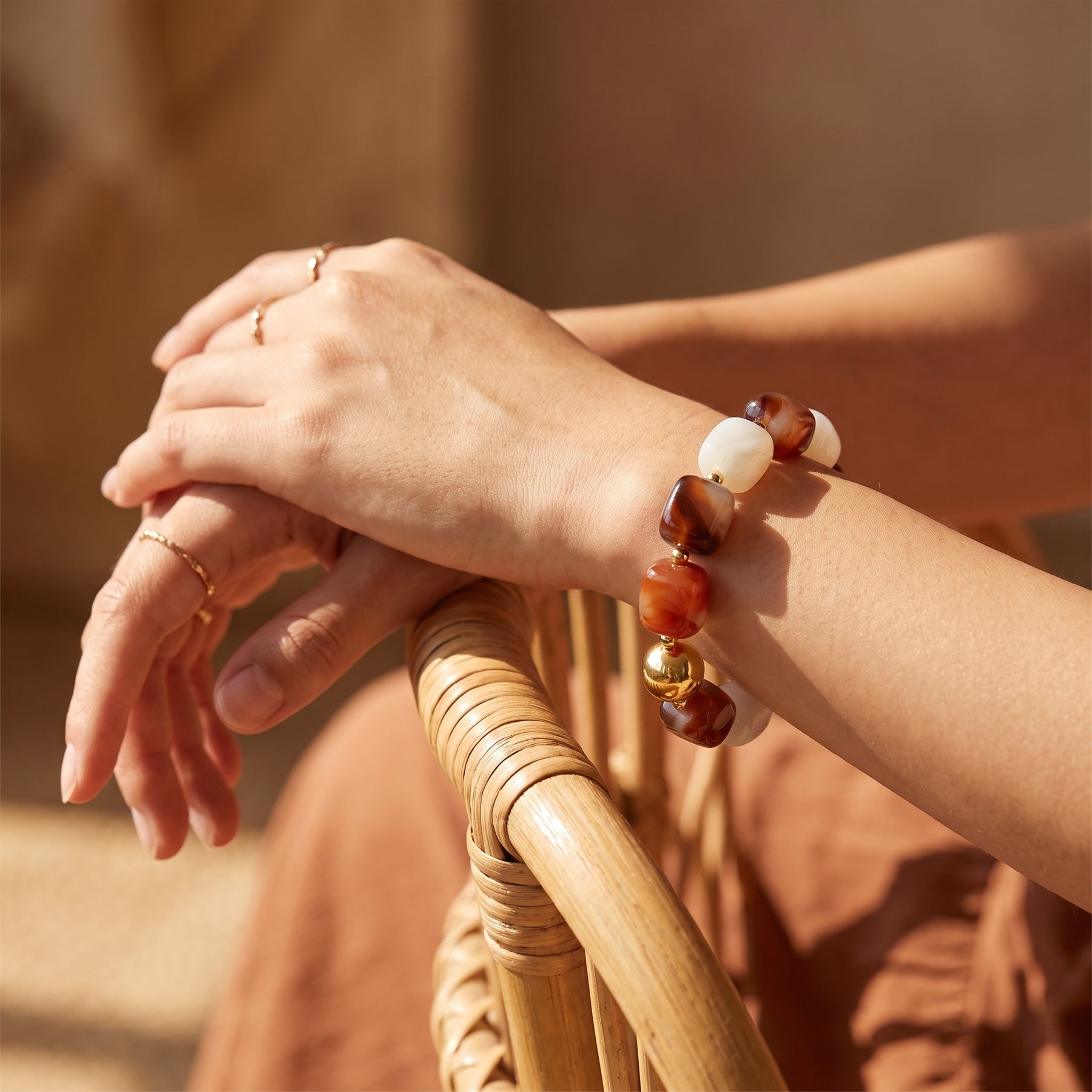 Desert Moon Mixed Chunky Bracelet