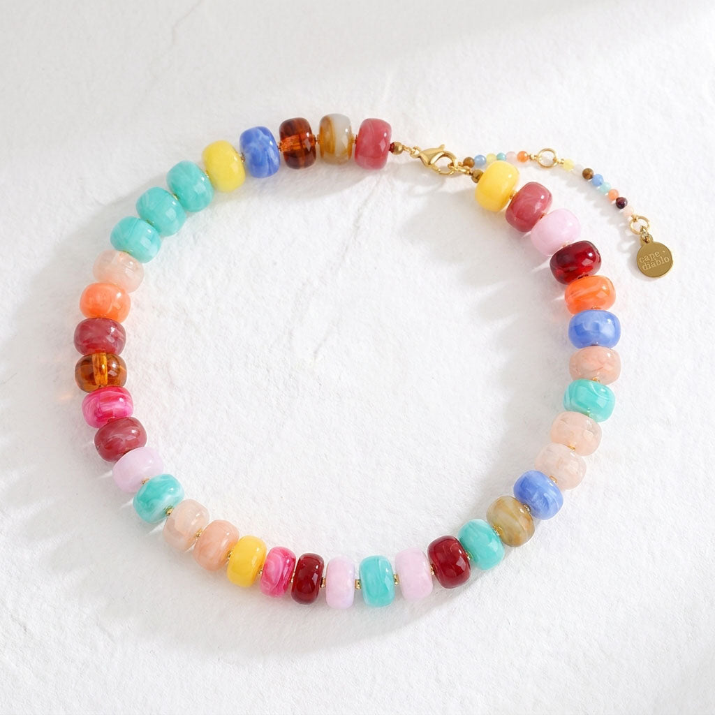 Chunky Rainbow Glow Necklace