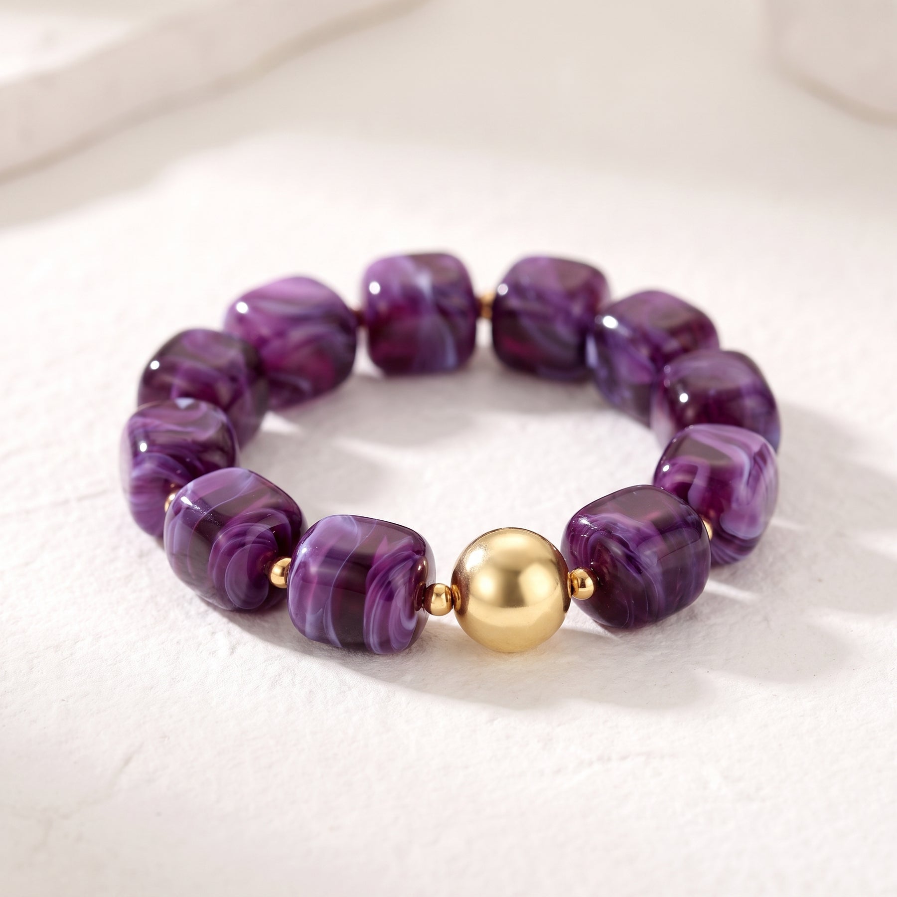 Amethyst Dream Chunky Bracelet