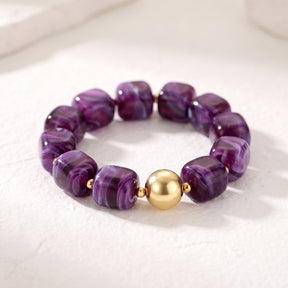 Amethyst Dream Chunky Bracelet