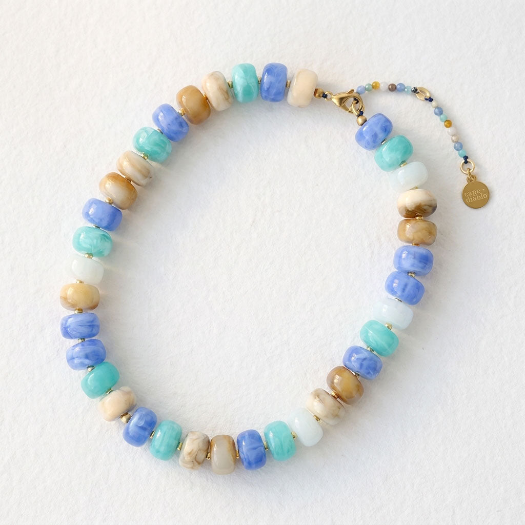 Chunky Blue Coast Necklace