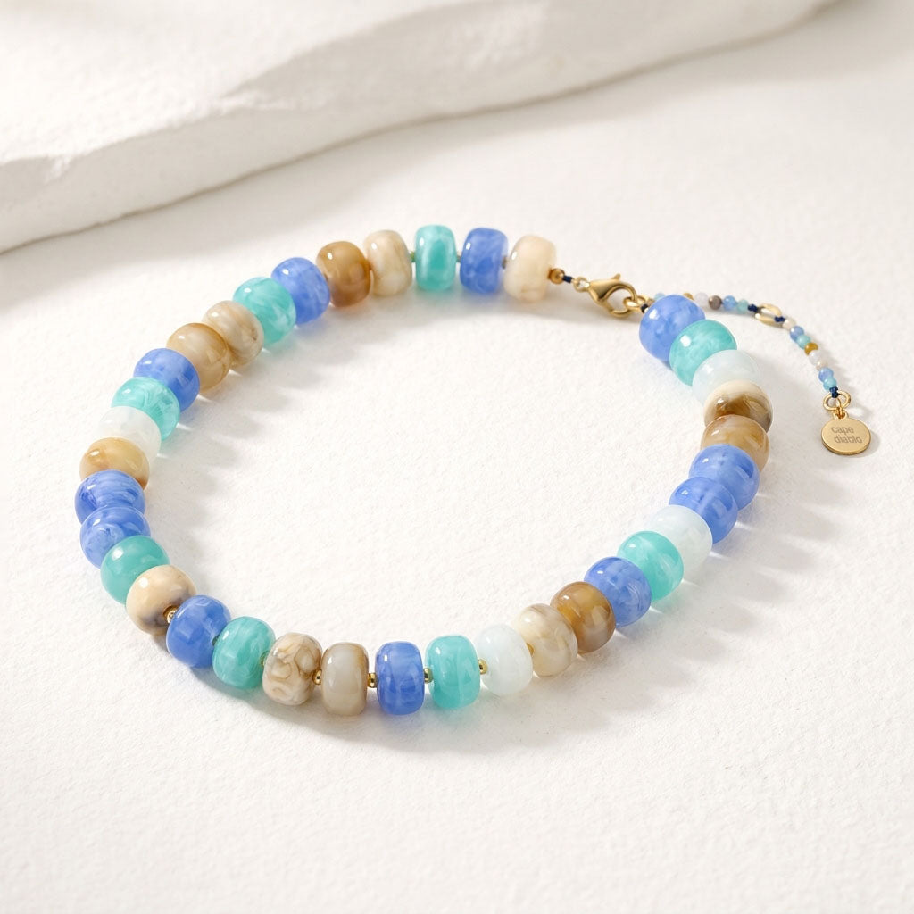 Chunky Blue Coast Necklace