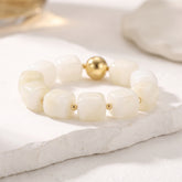 Moonlit Ivory Chunky Bracelet