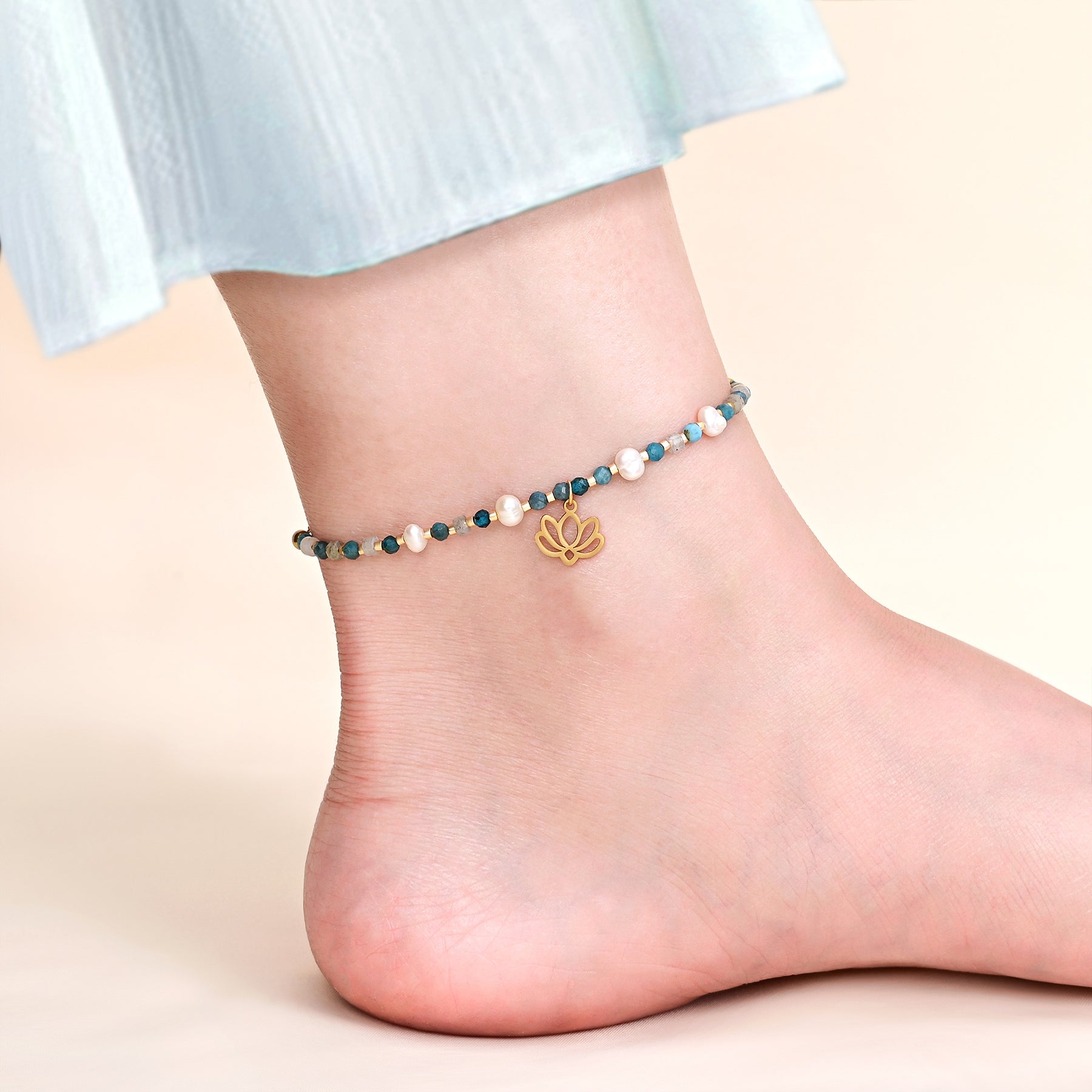 Tranquil Lotus Anklet