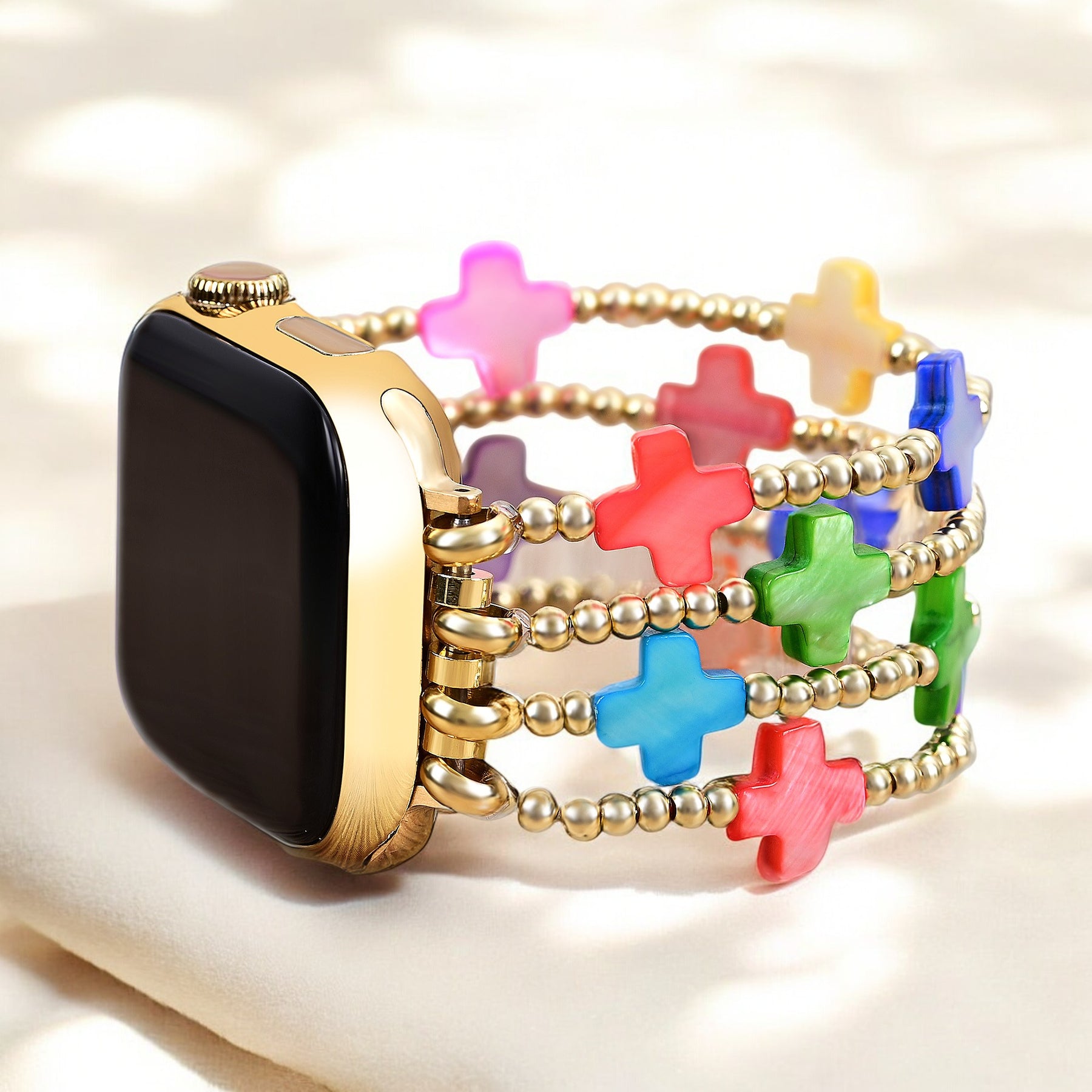 Chakra Cross Stretch Apple Watch Strap