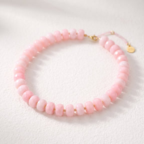 Chunky Blush Dream Rose Quartz Necklace