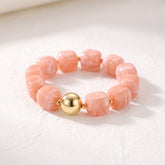 Coral Dream Chunky Bracelet