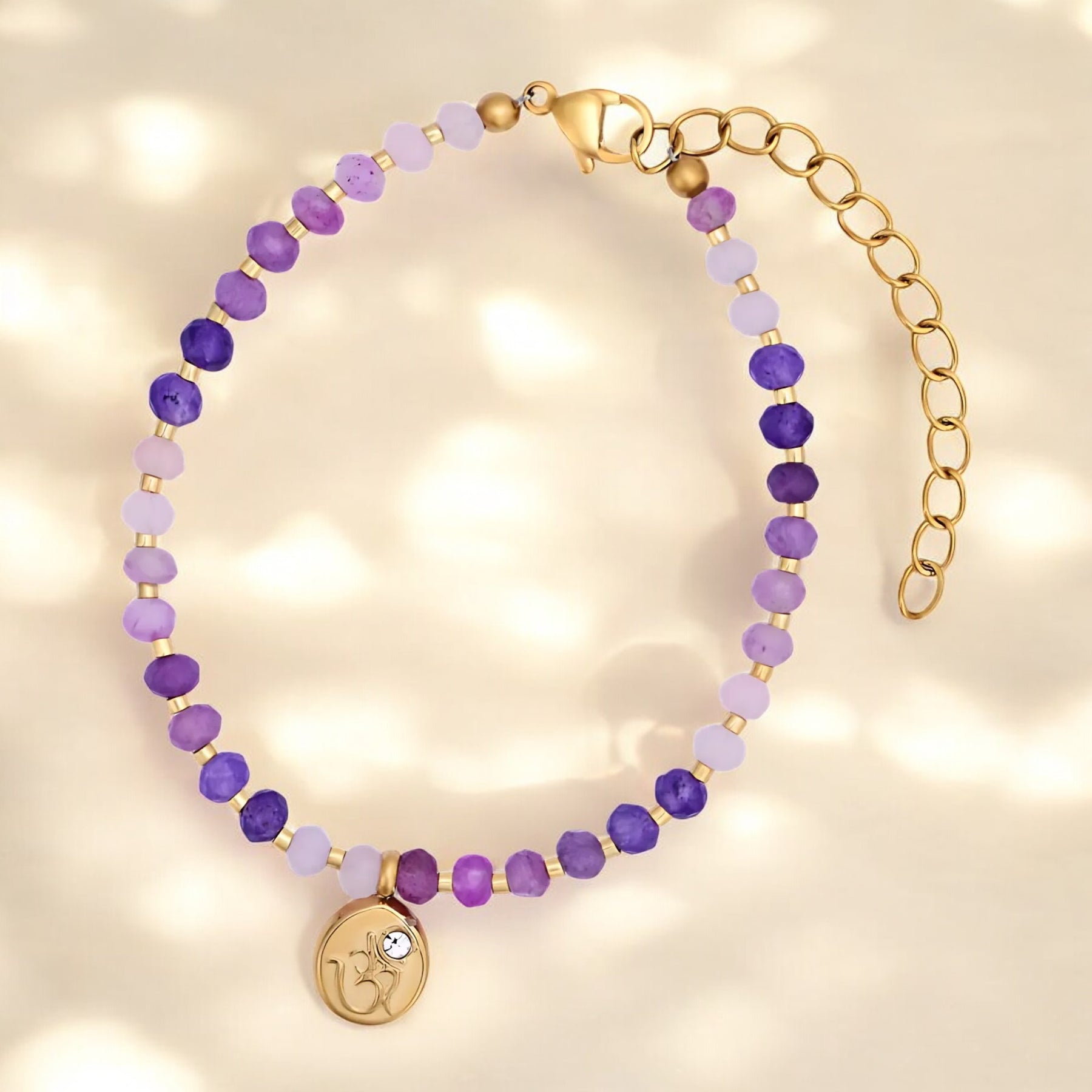 Lavender Bliss Jade Bracelet