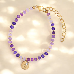 Lavender Bliss Jade Bracelet