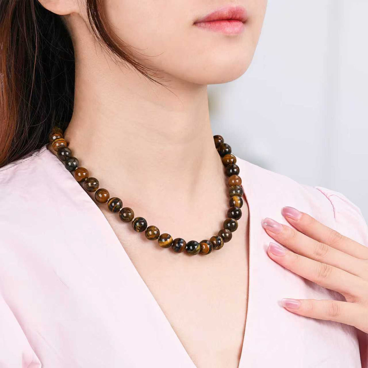 Tiger Eye Harmony Choker Necklace