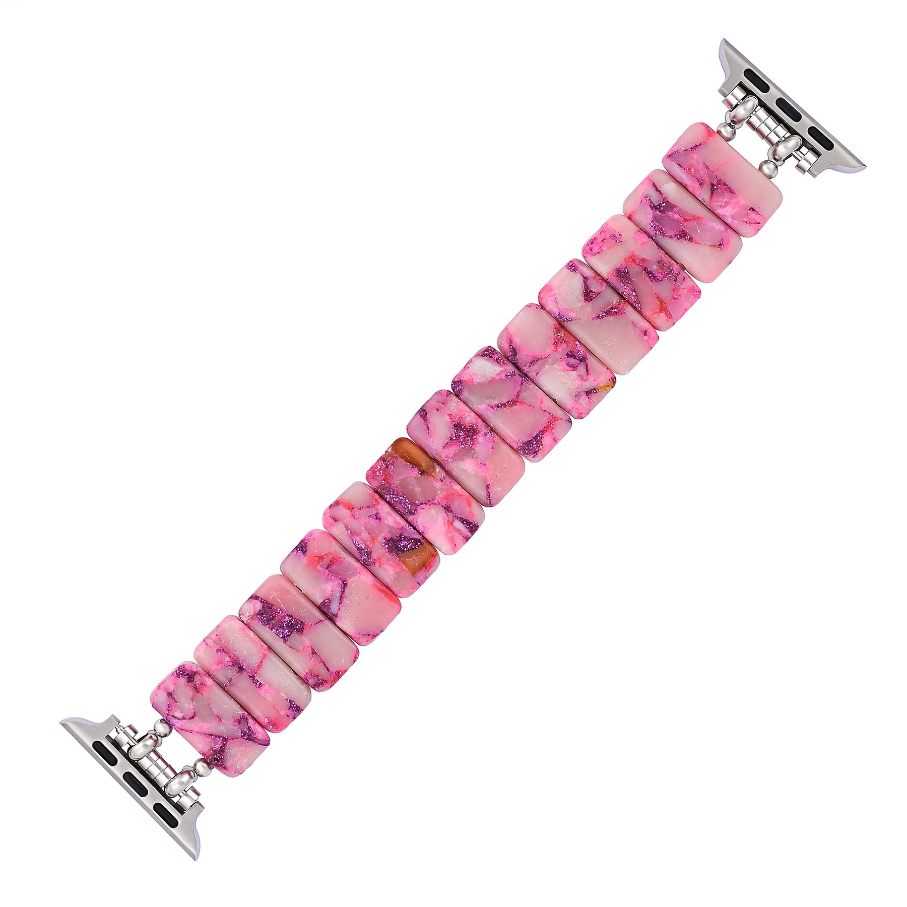 Rose Marble Stretch Apple Watch Strap