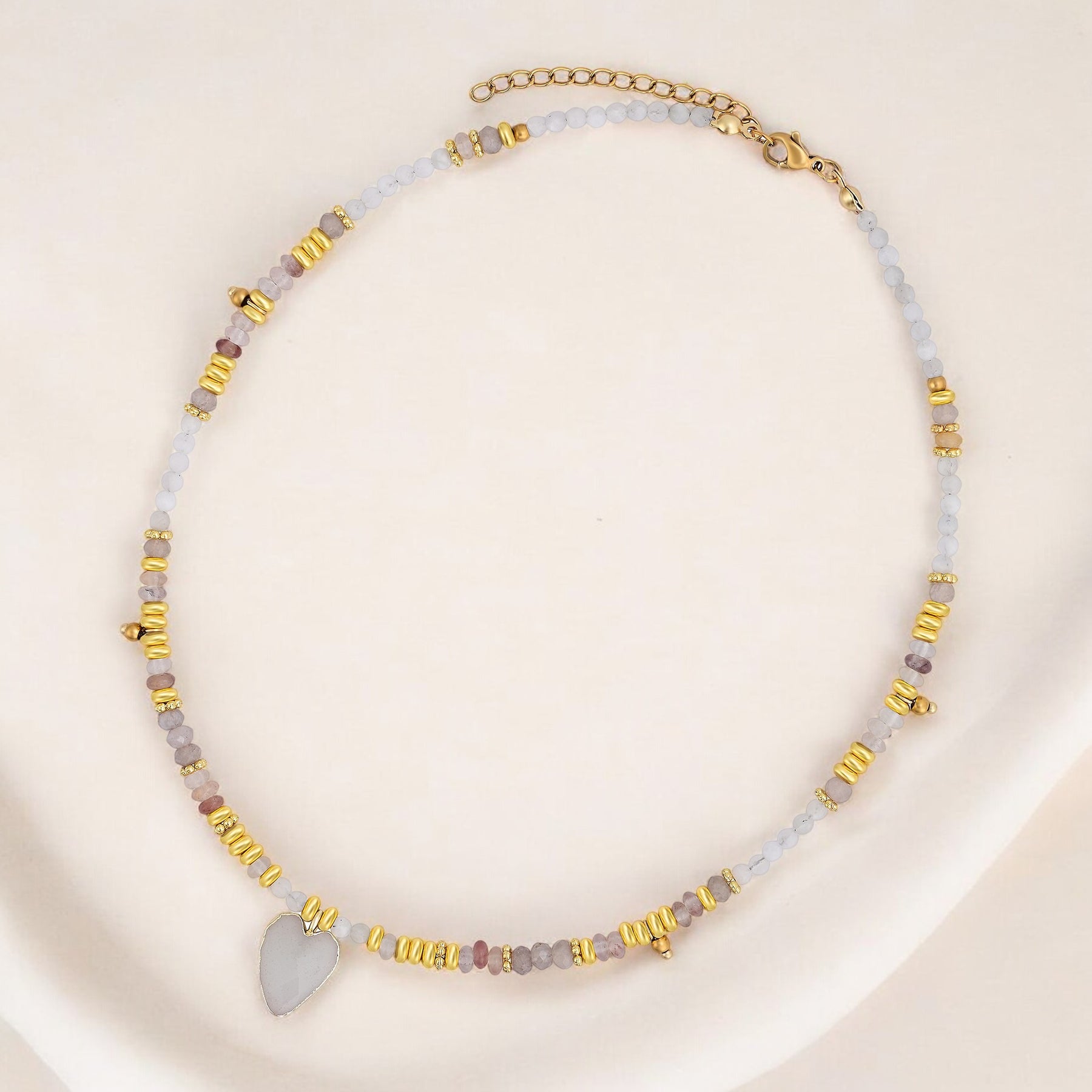 Moonstone Love Charm Necklace