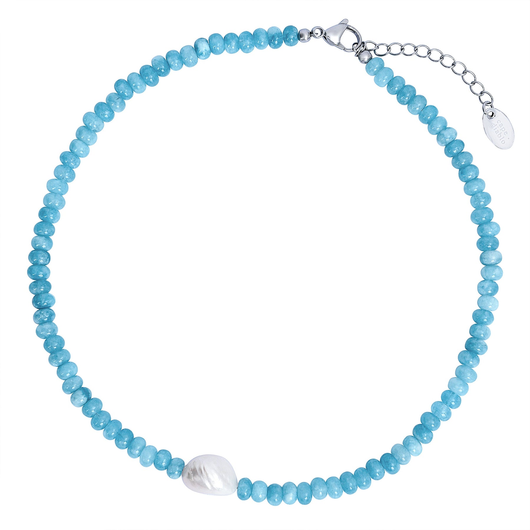 Jade Blossom Pearl Necklace