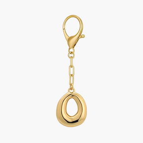 Bubble Letter Initial Keychain & Bag Charm