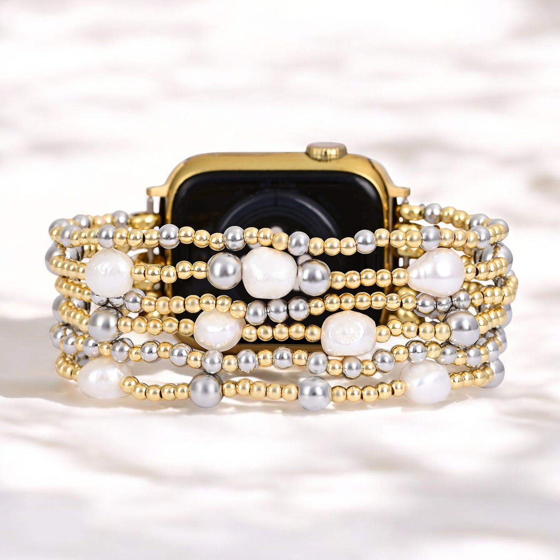 Celestial Glint Stretch Apple Watch Strap