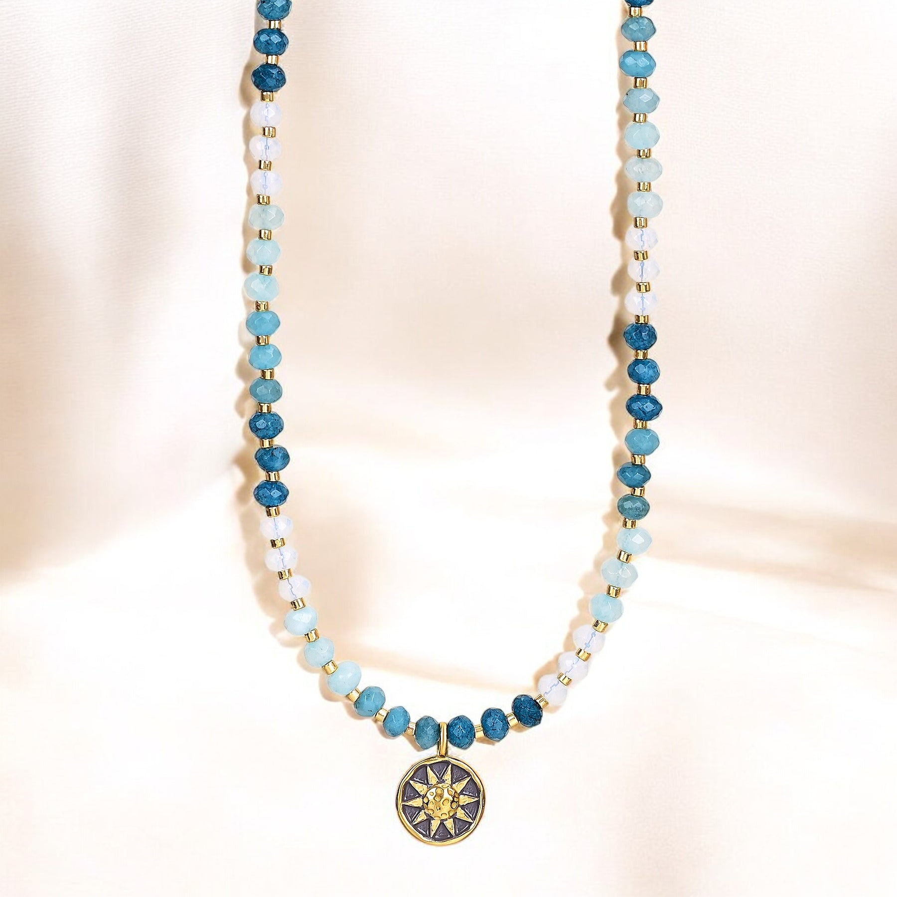 Ocean Glow Jade Necklace