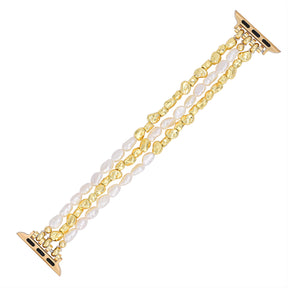 Golden Pearl Stretch Apple Watch Strap