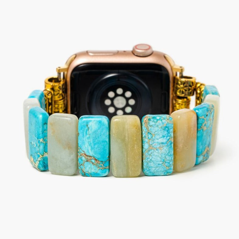 Turquoise Earth Stretch Apple Watch Strap