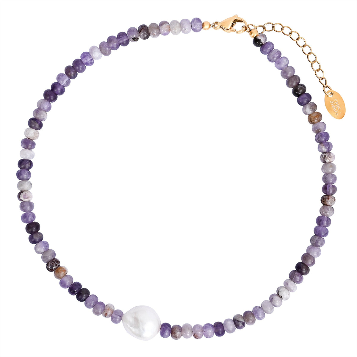 Amethyst Grace Pearl Necklace