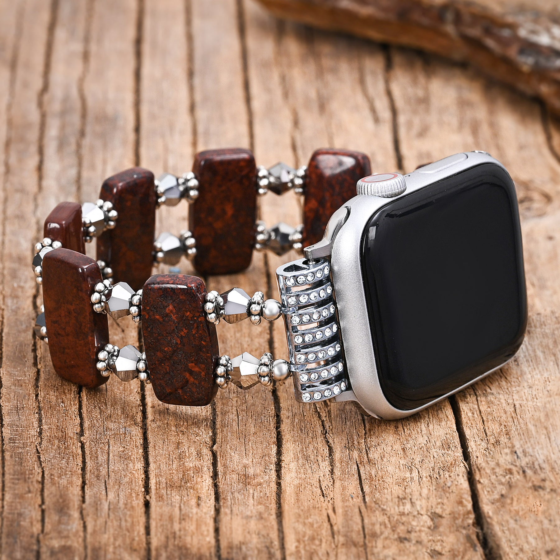 Crimson Earth Stretch Apple Watch Strap