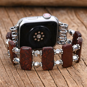 Crimson Earth Stretch Apple Watch Strap