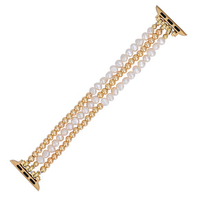 Pearl Radiance Stretch Apple Watch Strap