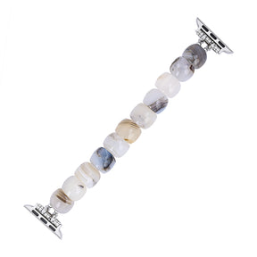 Ivory Aura Stretch Apple Watch Strap