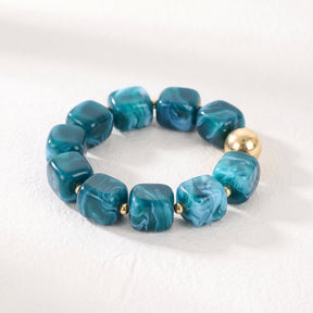 Emerald Lagoon Chunky Bracelet