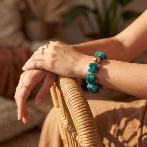 Emerald Lagoon Chunky Bracelet