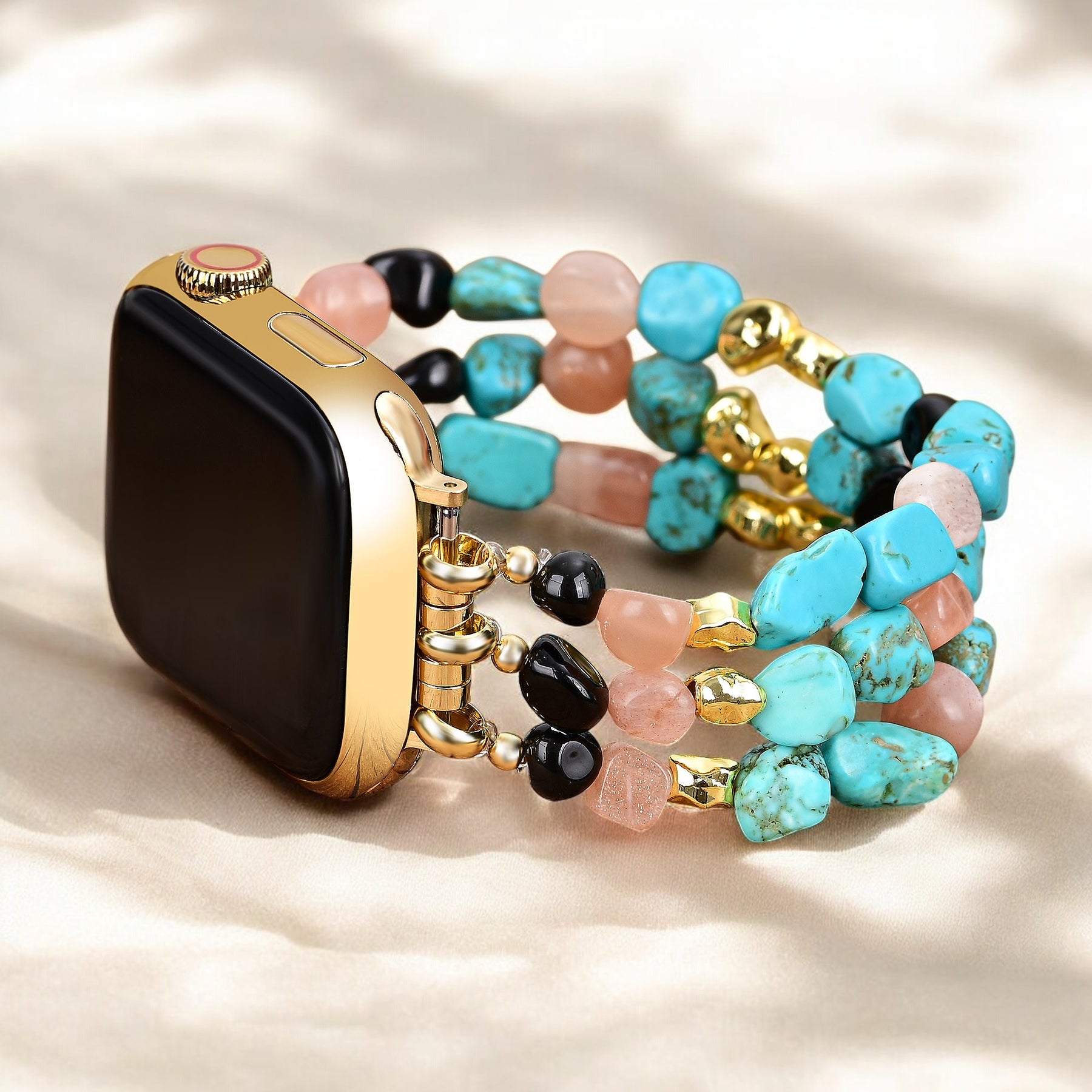 Desert Oasis Stone Stretch Apple Watch Strap