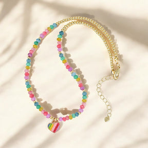 Pastel Heart Necklace