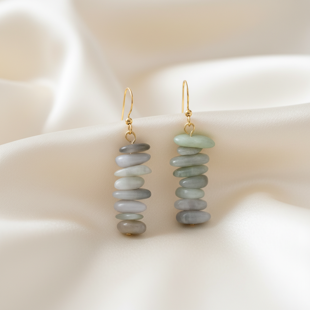 Tranquil Tide Stone Earrings
