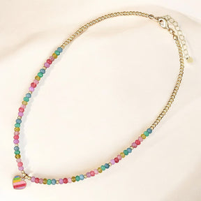 Pastel Heart Necklace