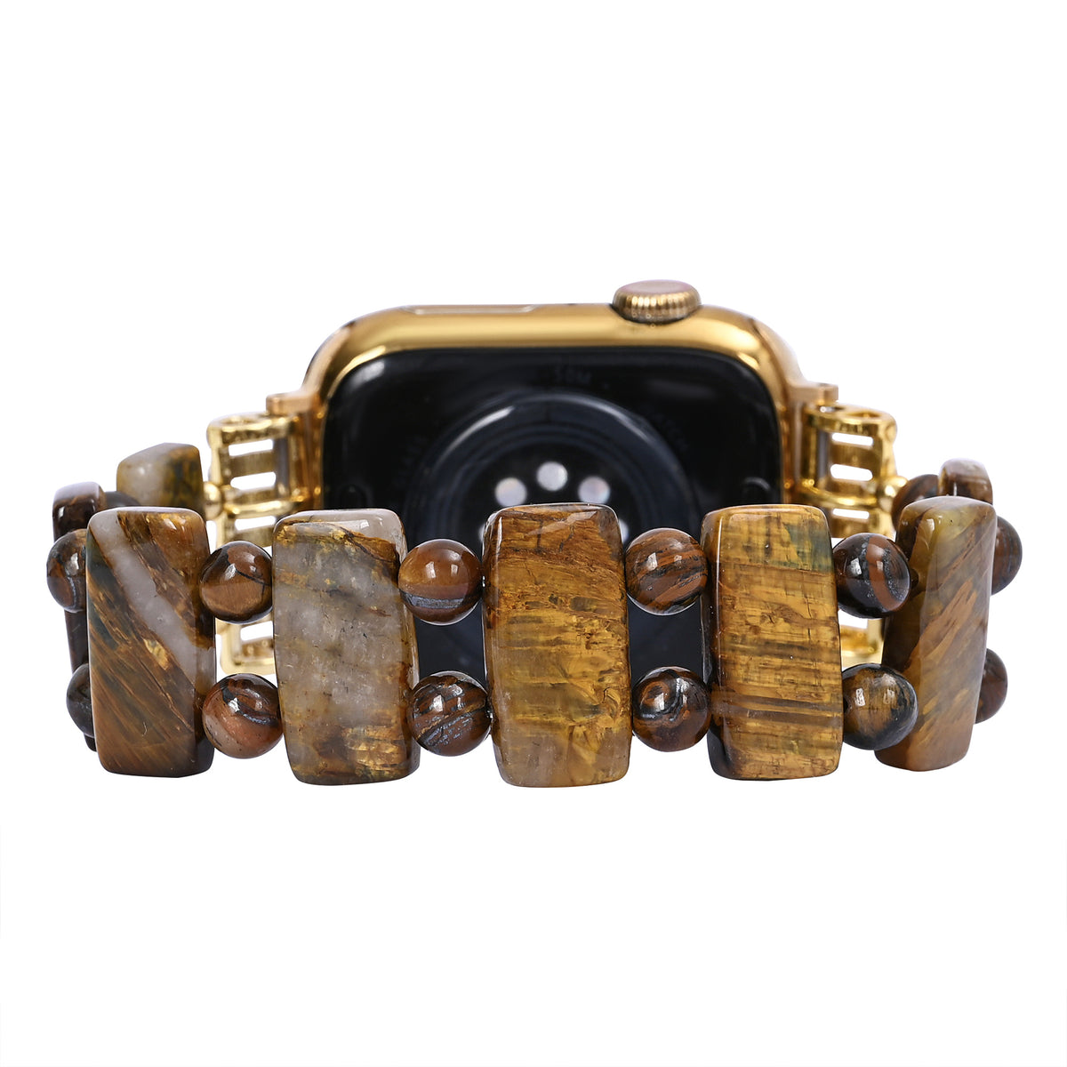 Golden Tiger Strength Apple Watch Strap